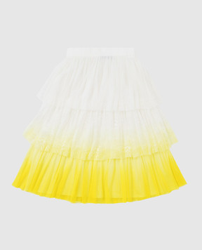 Ermanno Scervino Детская белая юбка GN151014