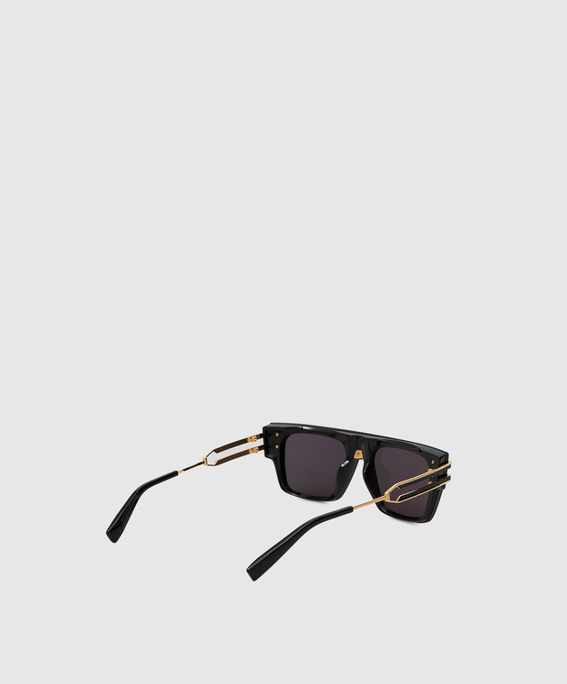 Balmain Черные солнцезащитные очки Soldat BPS124A148 изображение 5