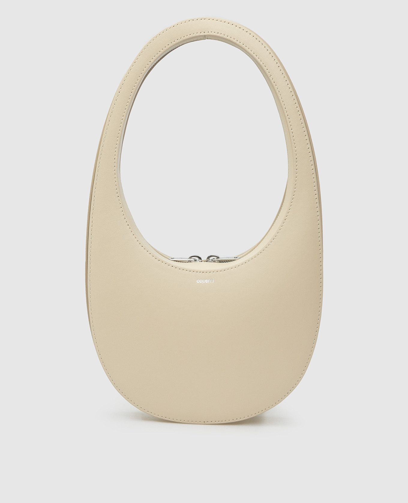 

Светло-бежевая кожаная сумка "Swipe" Coperni, Светло-бежевый, Сумки