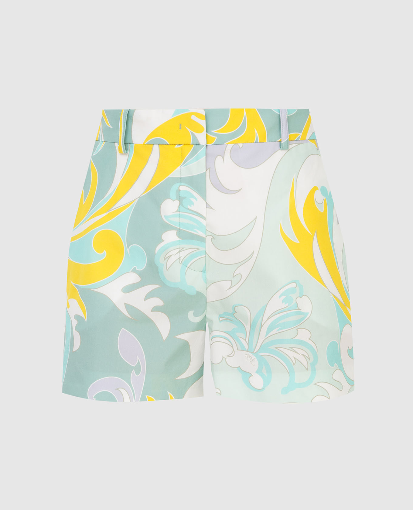 

Шорты с принтом Lilly EMILIO PUCCI, Мятный, Шорты
