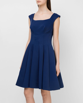 Zac Posen Синее платье 11533653