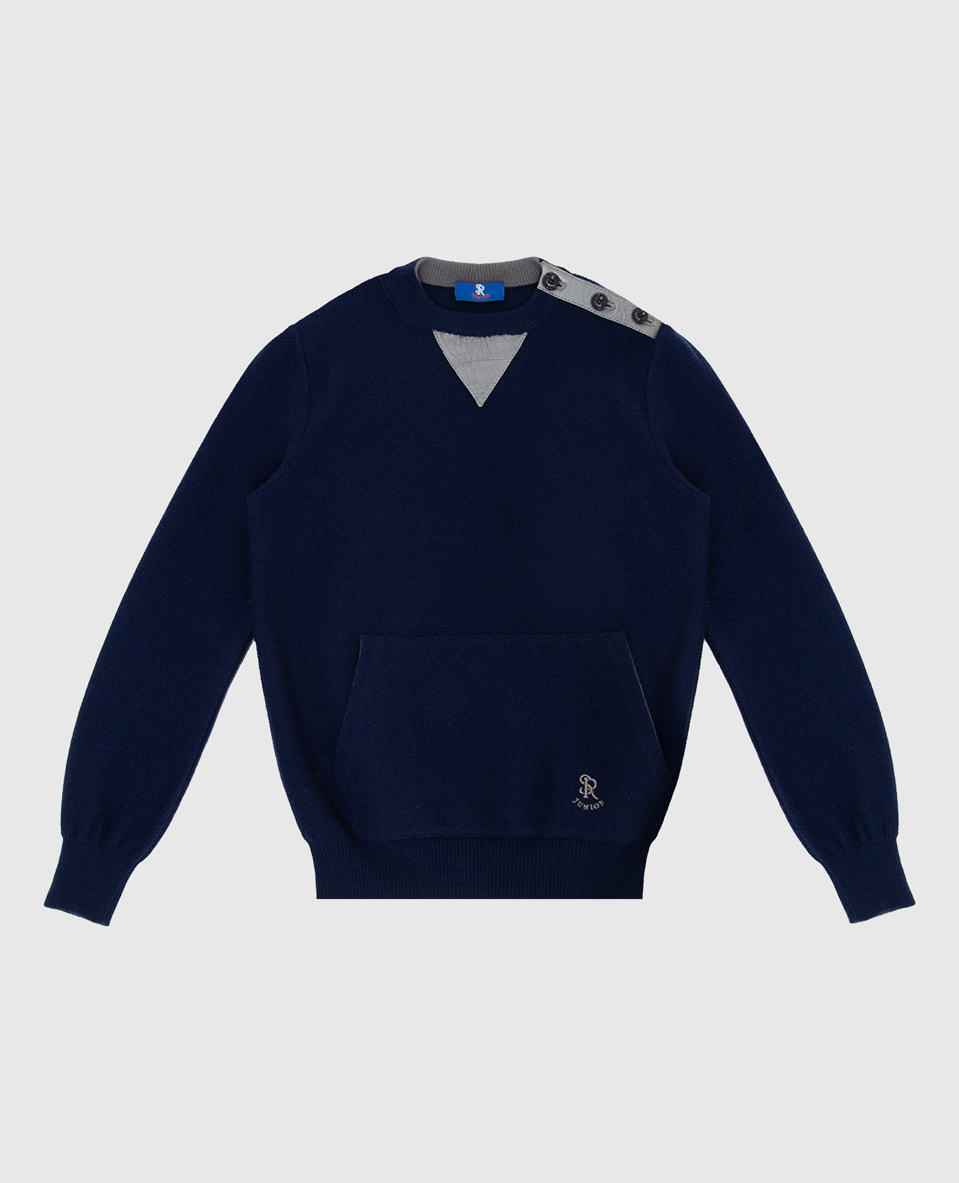 Children's cashmere sweater with logo