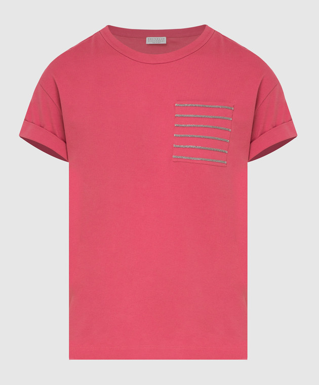 Brunello Cucinelli Розовая футболка M0045BP900