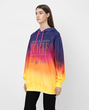 Versace Jeans Couture Худи с эффектом тай-дай с логотипом 71HAI3A1FE00006D