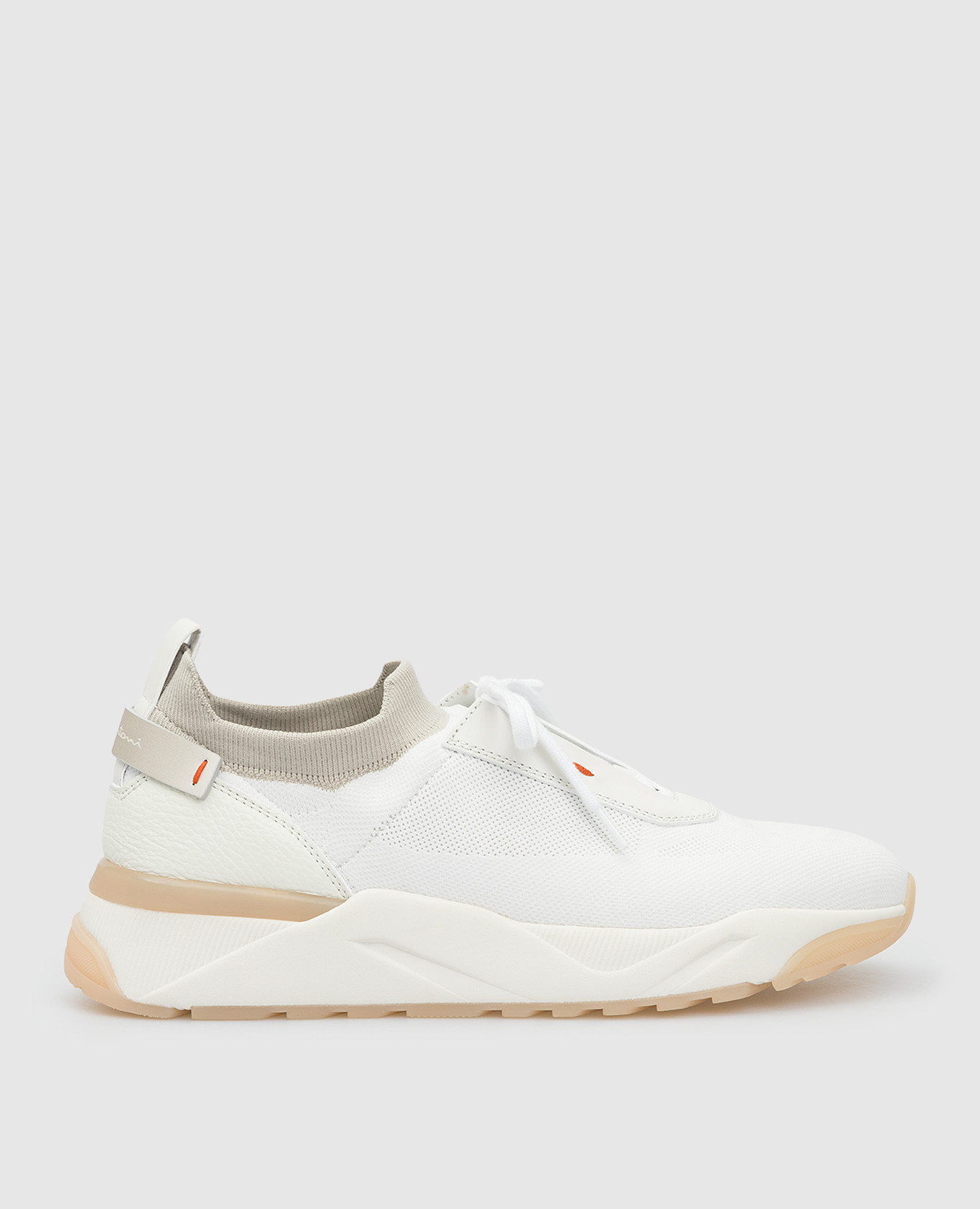 

Белые кроссовки Santoni, Белый, Кроссовки
