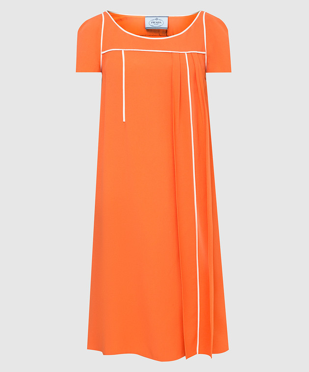 Prada Оранжевое платье P33G3N