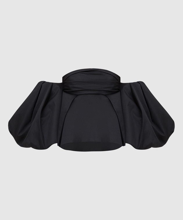 Khaite Katerina peplum top with voluminous sleeves 2171109