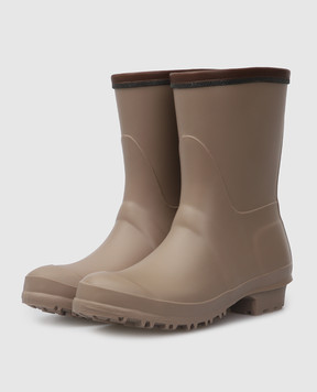 Brunello Cucinelli Дитячі гумові чоботи з ланцюжками BZG011G025