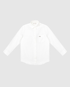 Stefano Ricci Дитяча біла льняна сорочка YC003550L1677