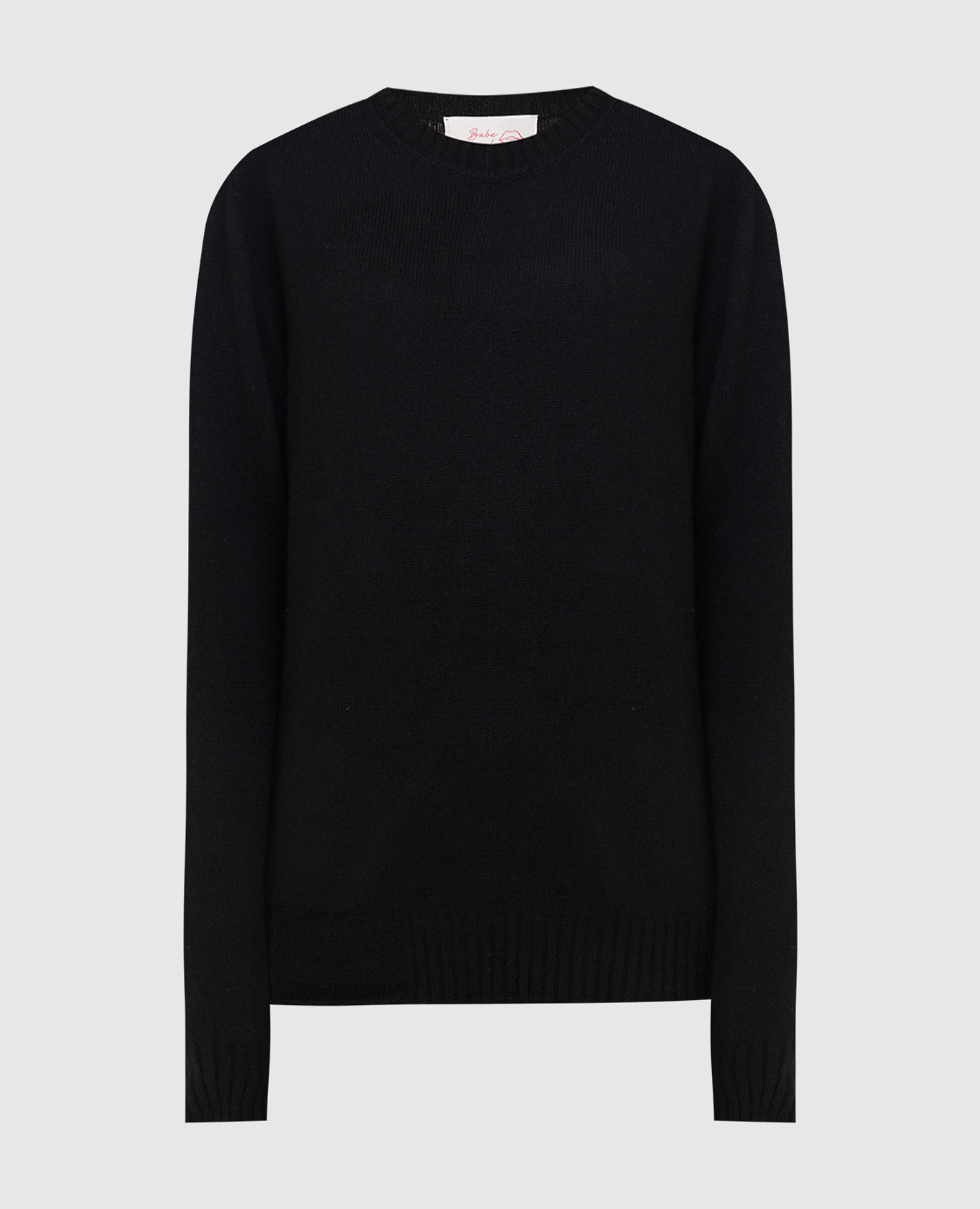 Black cashmere jumper