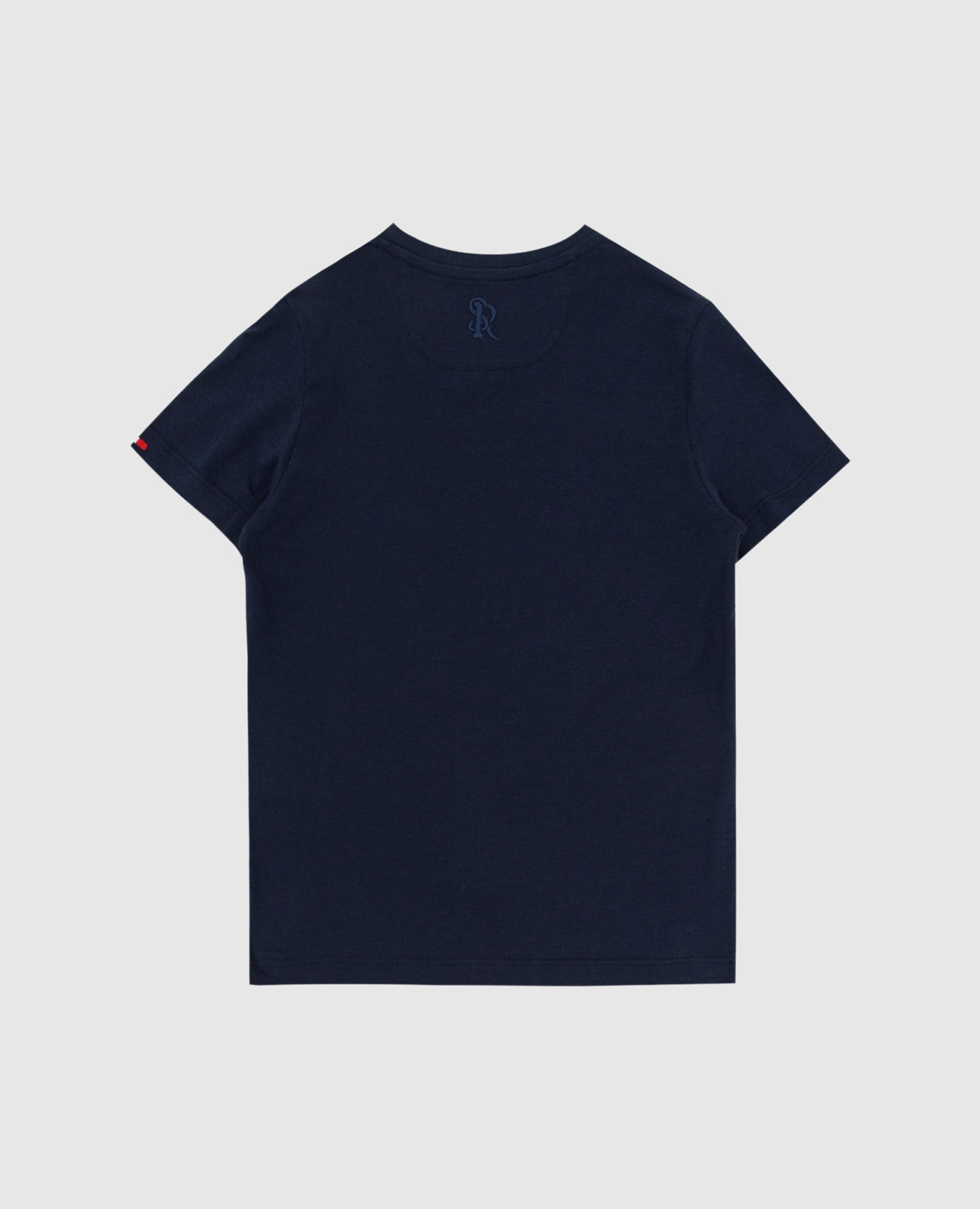 Stefano Ricci Детская темно-синяя футболка с вышивкой YNH7200050803 изображение 2