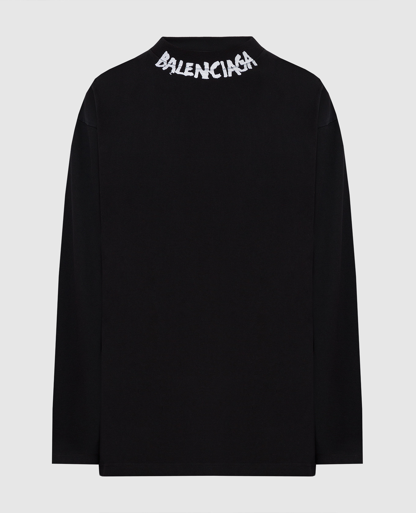 

Свитшот с принтом логотипа Balenciaga, Черный, Худи и свитшоты