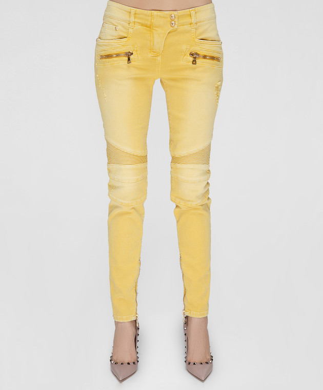 Balmain Жовті джинси 5356353N зображення 3