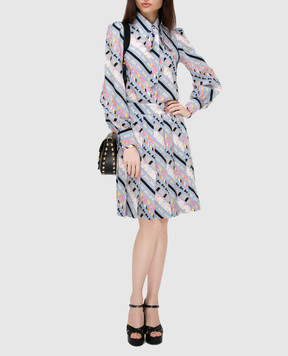 Marc Jacobs Голубая юбка из шелка W41781179
