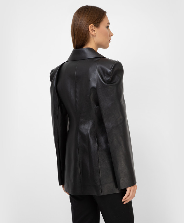 Givenchy Кожаный жакет с разрезами BW30D5610N изображение 4
