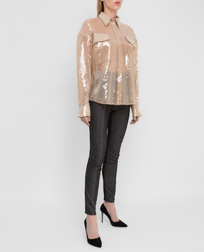 David Koma Чорні джинси скіні SS20DK04TRA