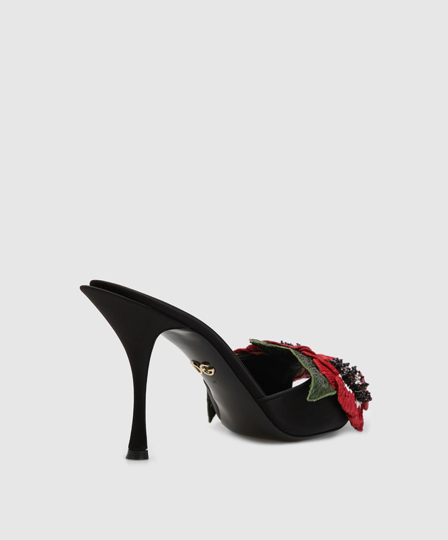 Dolce&Gabbana Чорні босоніжки "Keira" CR0812AK999 зображення 4