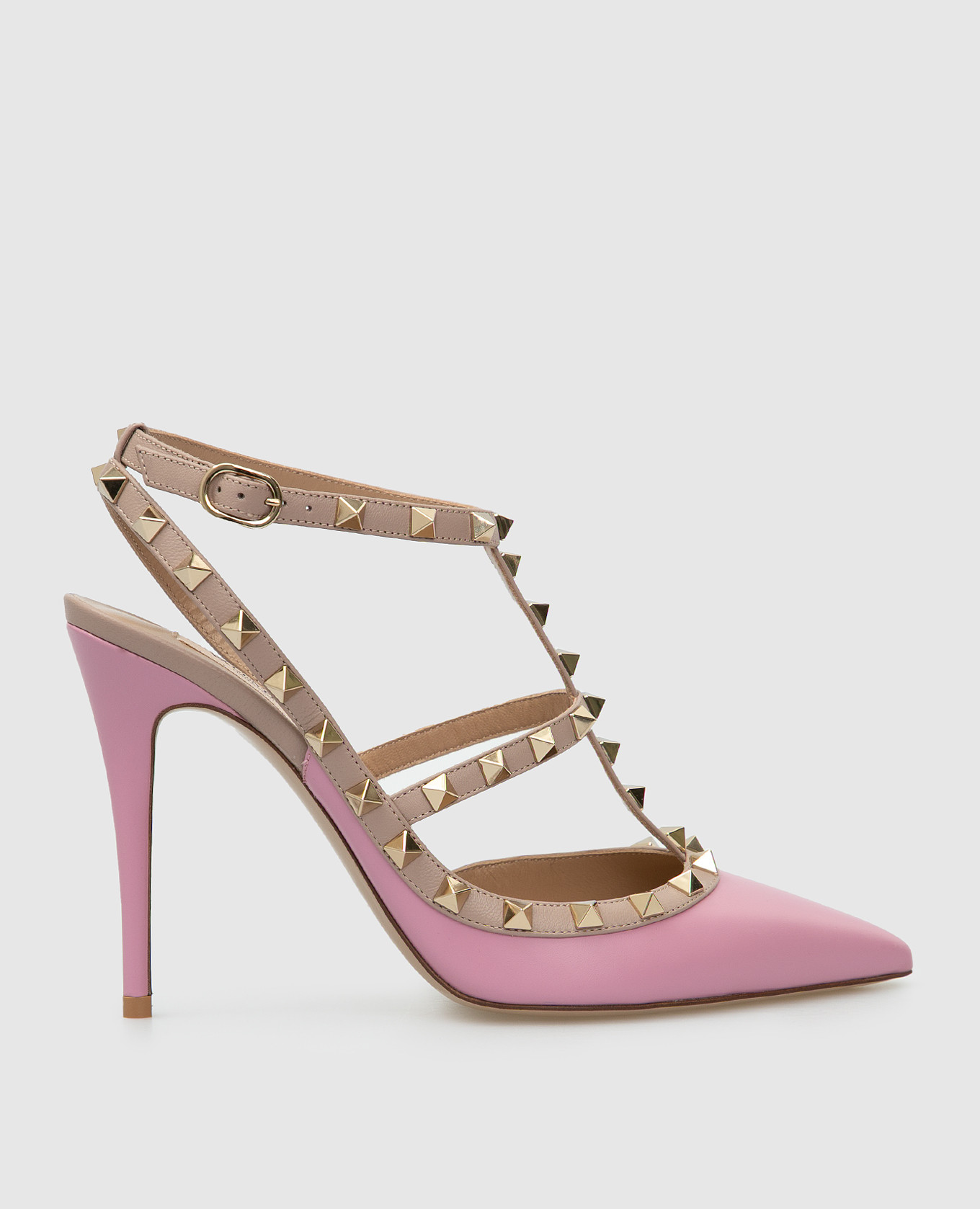 

Кожаные туфли "Rockstud" Valentino, Розовый, Туфли