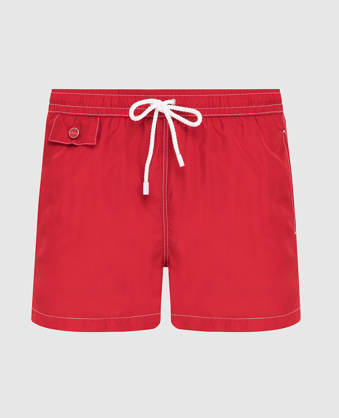 Красные плавательные шорты Kiton