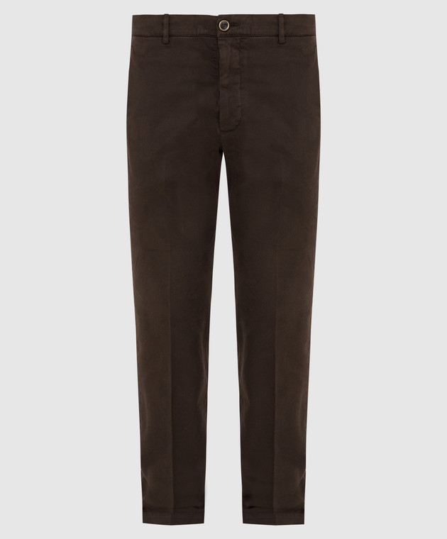 Peserico Dark brown trousers ChangeClear R54507T602479