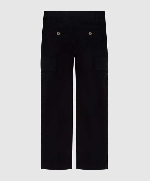 Stefano Ricci Children's black trousers YUT8400010VAL014 image 2