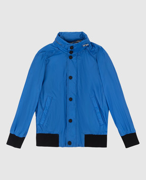 Stefano Ricci Дитяча синя куртка у візерунок YUJ8200050HN0036