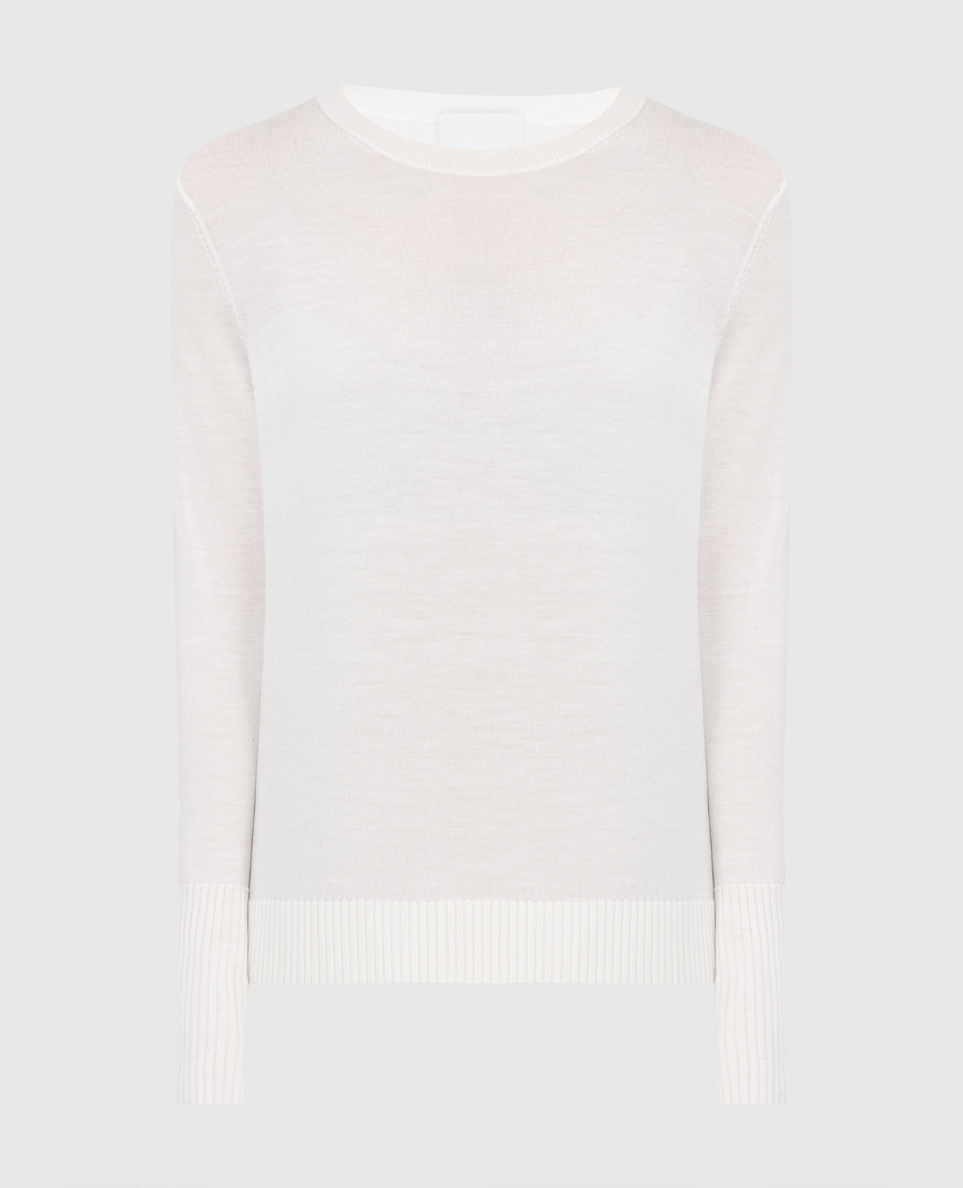 

Белый джемпер из шерсти Allude, Свитера