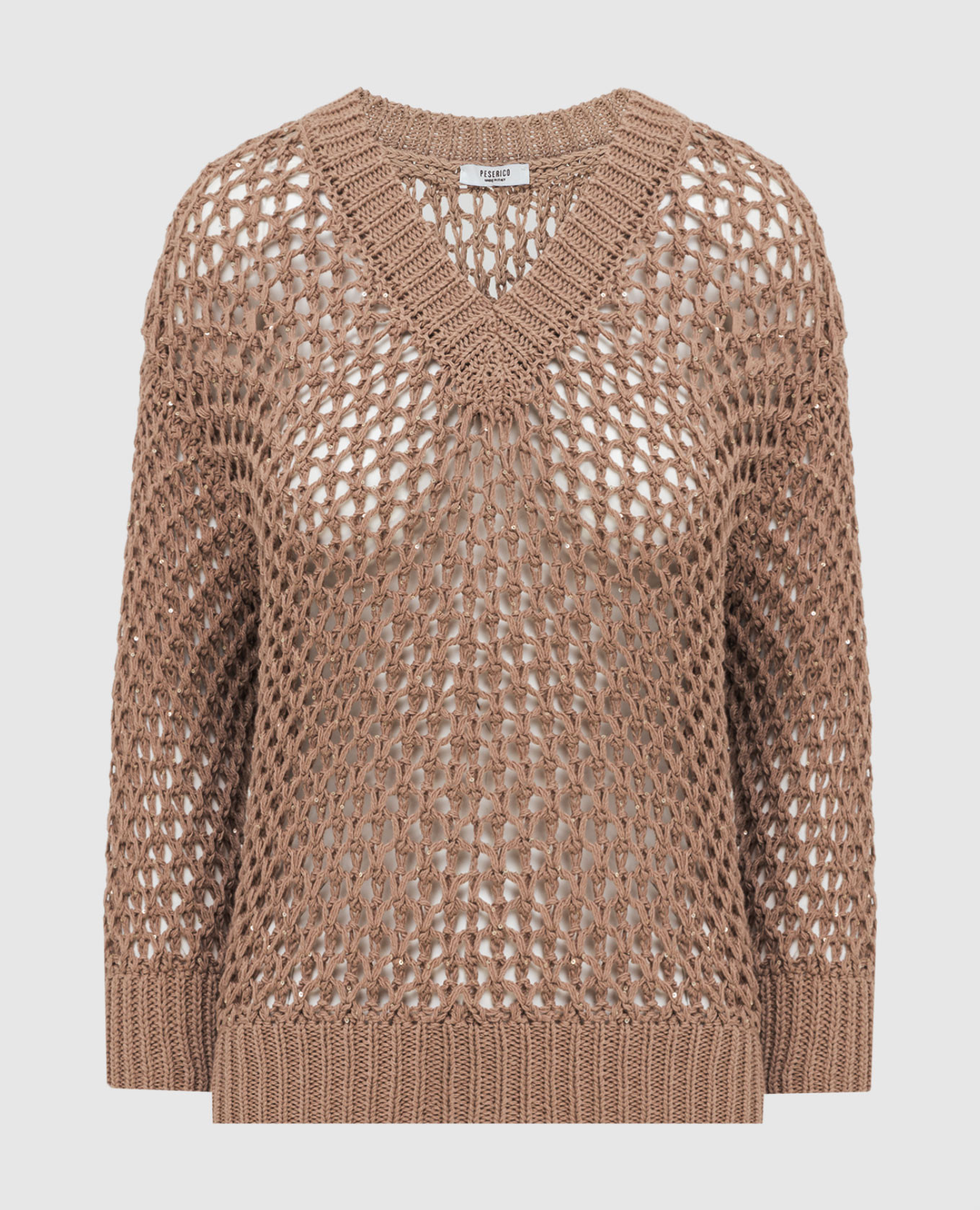 

Бежевый пуловер Peserico, Свитера