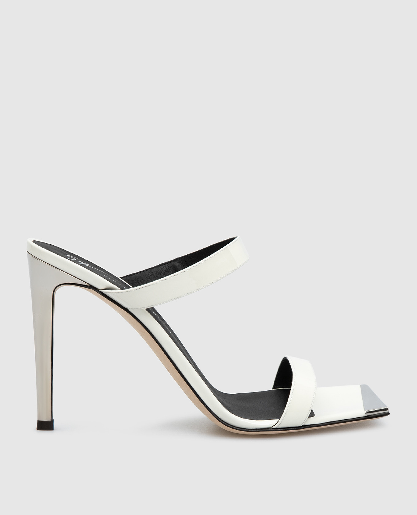 

Белые кожаные босоножки Giuseppe Zanotti, Белый, Босоножки