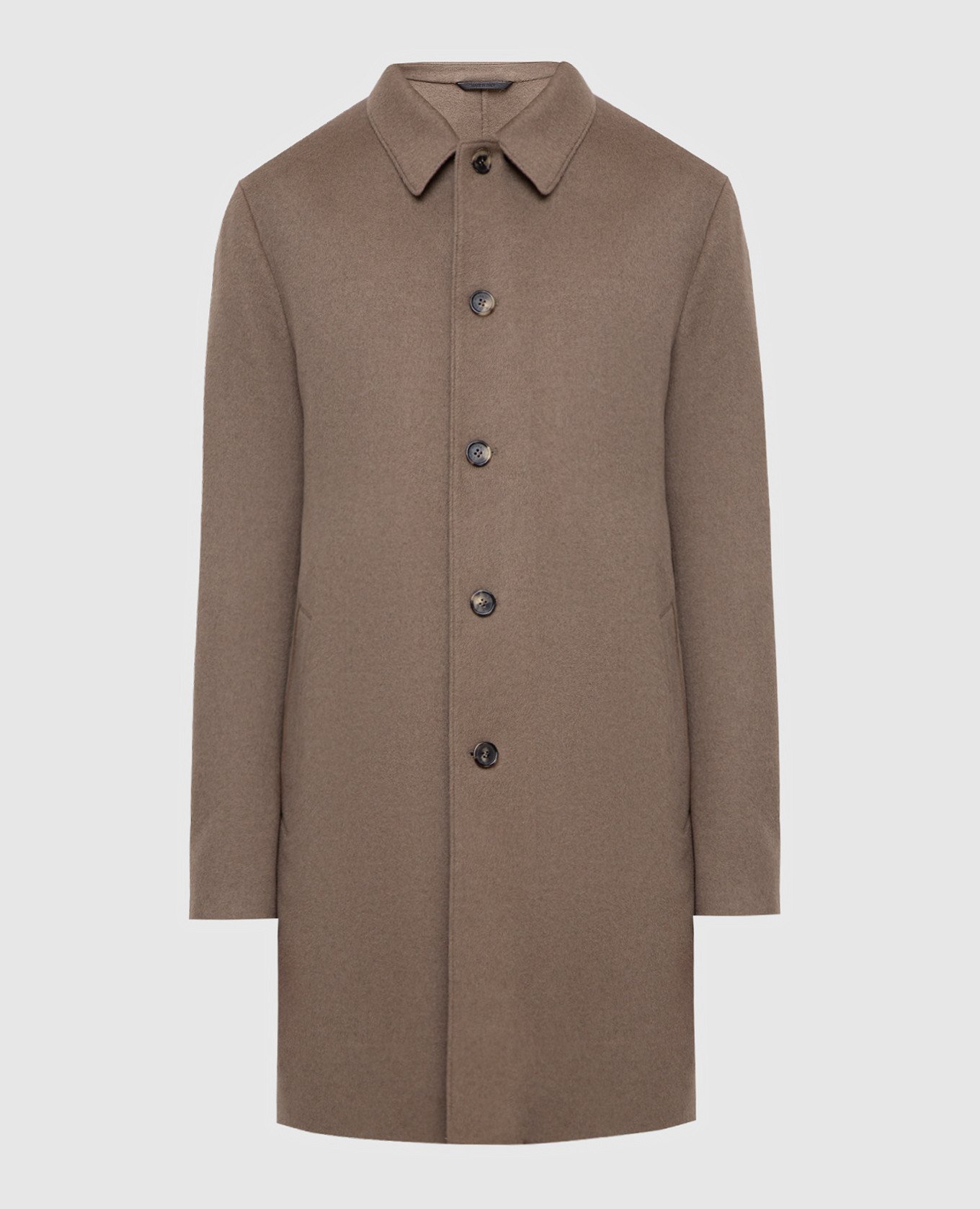 Loro Piana - Dark beige cashmere coat F1FAI2410 buy at Symbol