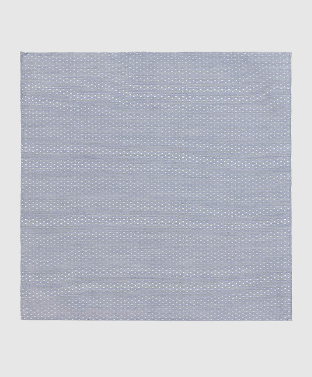 Stefano Ricci Children's light blue scarf in a pattern YFZ25LJ1652