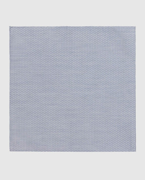 Stefano Ricci Детский светло-синий платок в узор YFZ25LJ1652