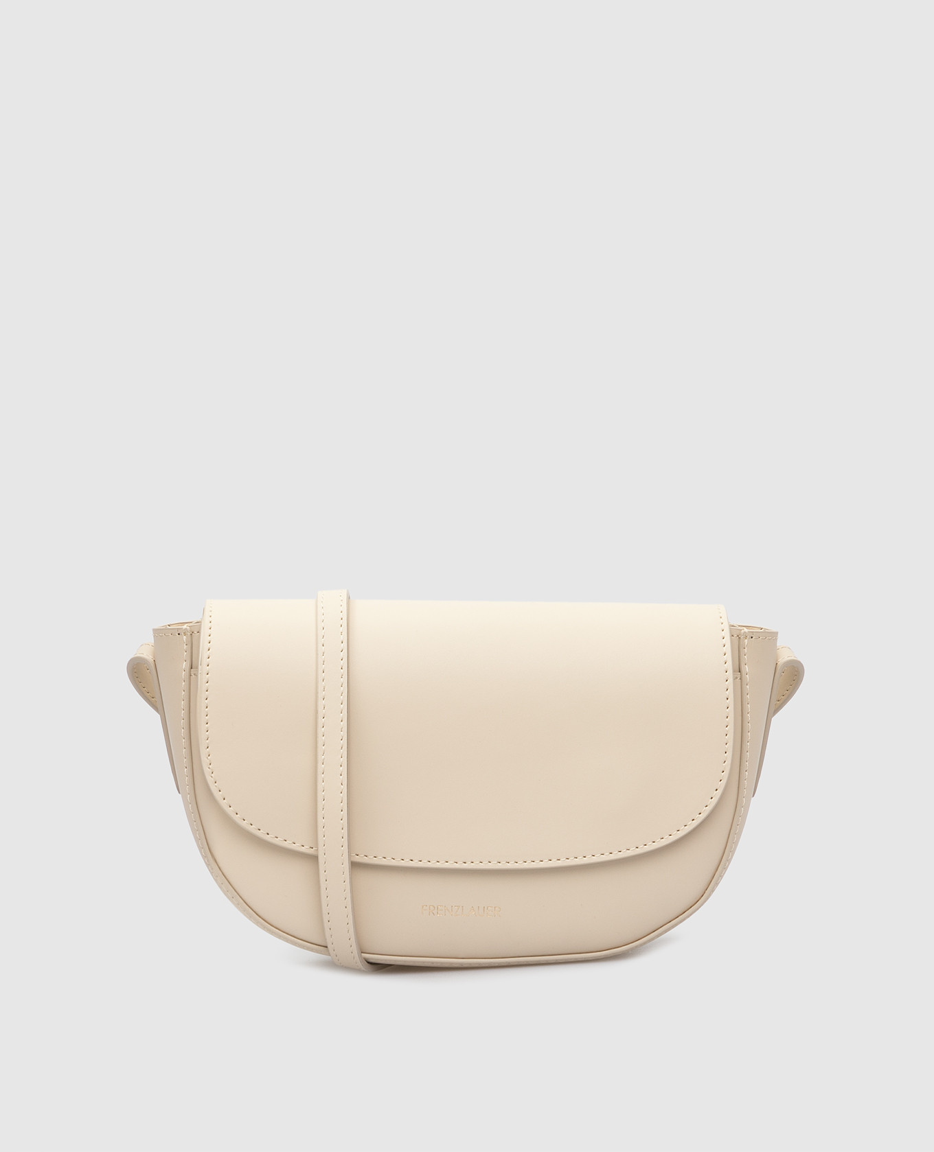 

Светло-бежевая кожаная сумка-кроссбоди Swing, Светло-бежевый, Маленькие сумки