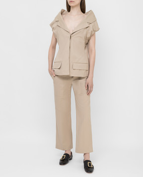 NINA RICCI Бежевий жилет 20ECVE023CO0916
