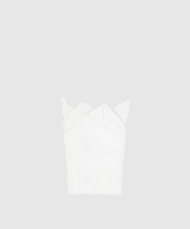 Stefano Ricci Дитячий білий жакардовий хустку-паші YFZ4PM1450
