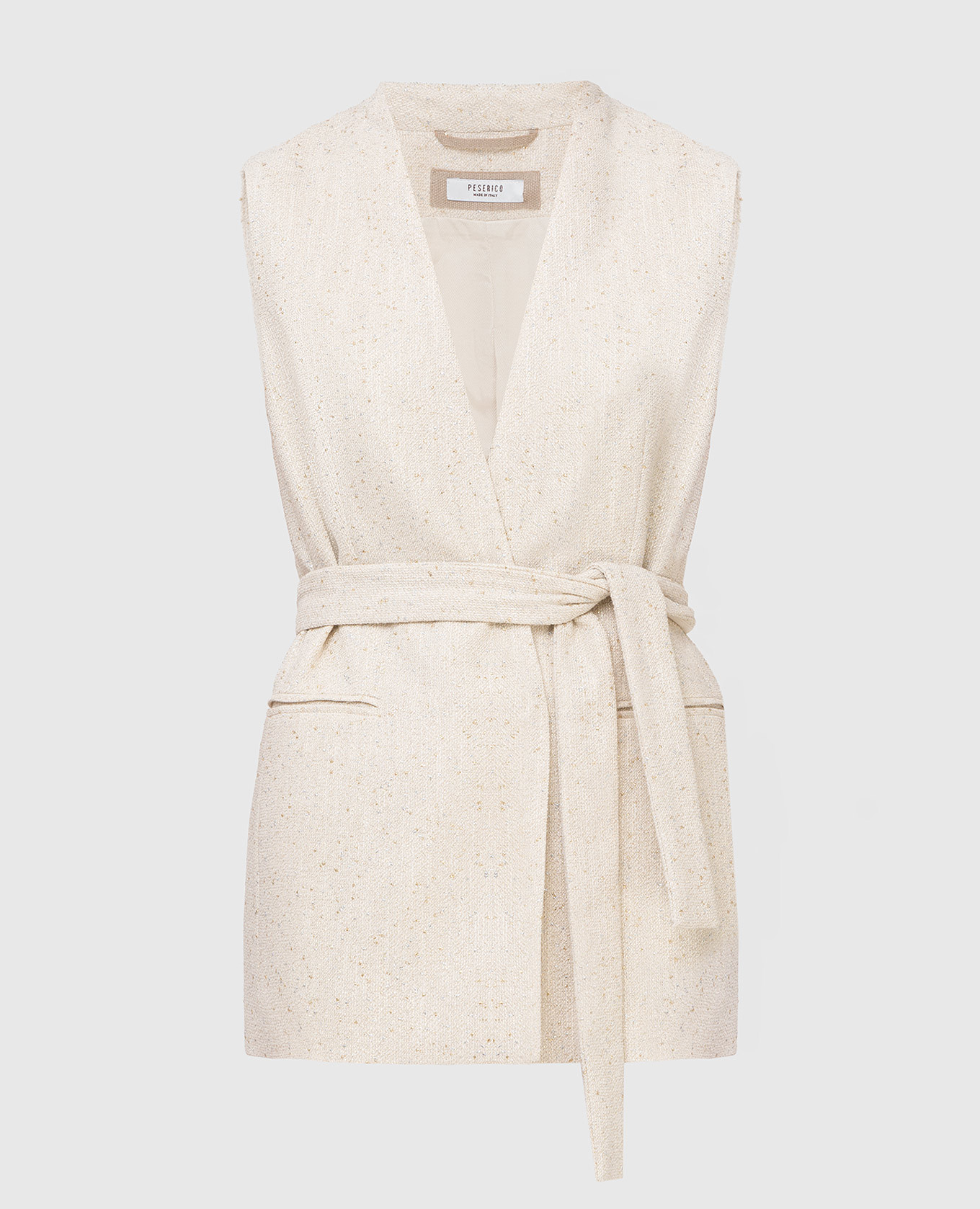 Жилет с люрексом Peserico