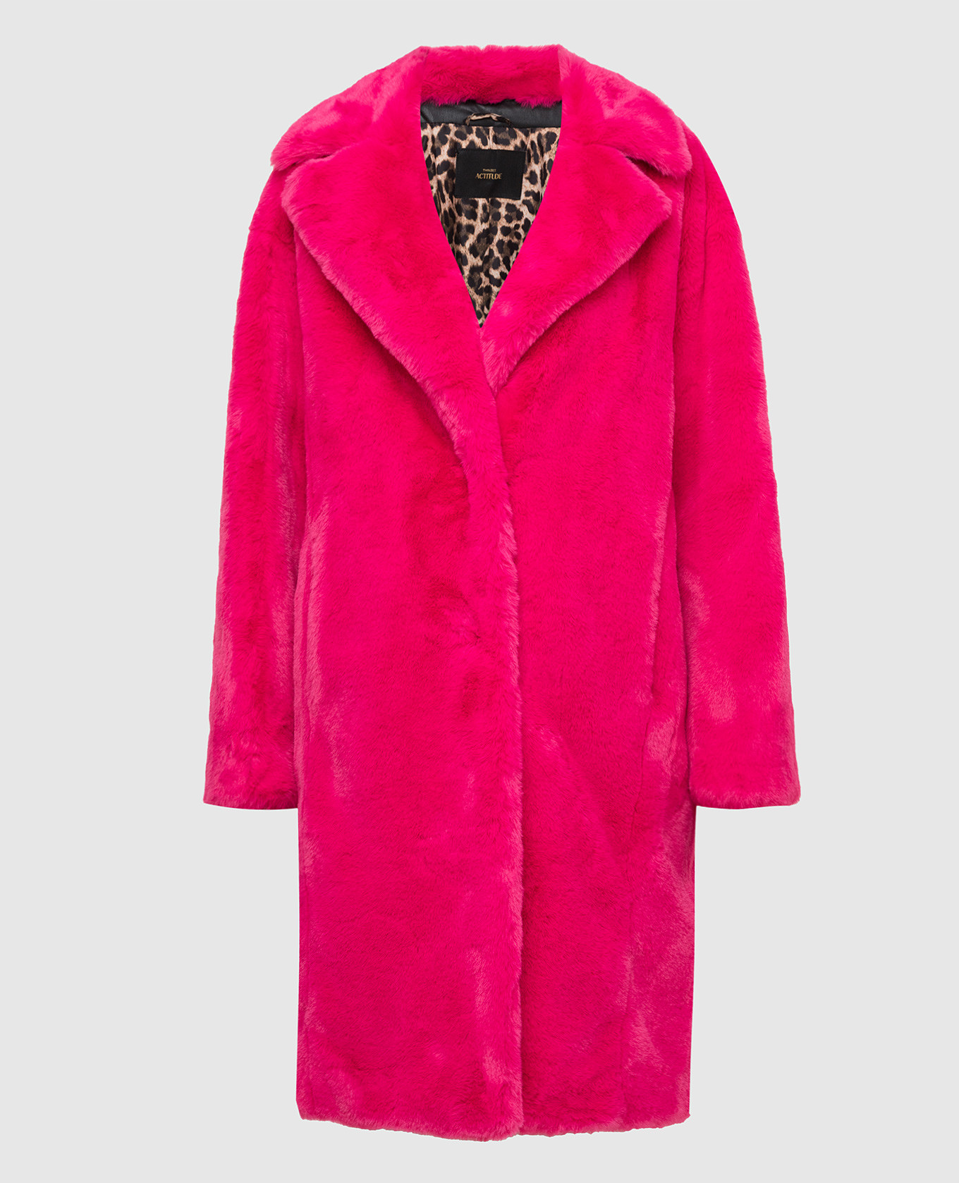 

Пальто oversize Ruby Twin Set Actitude, Малиновый, Пальто