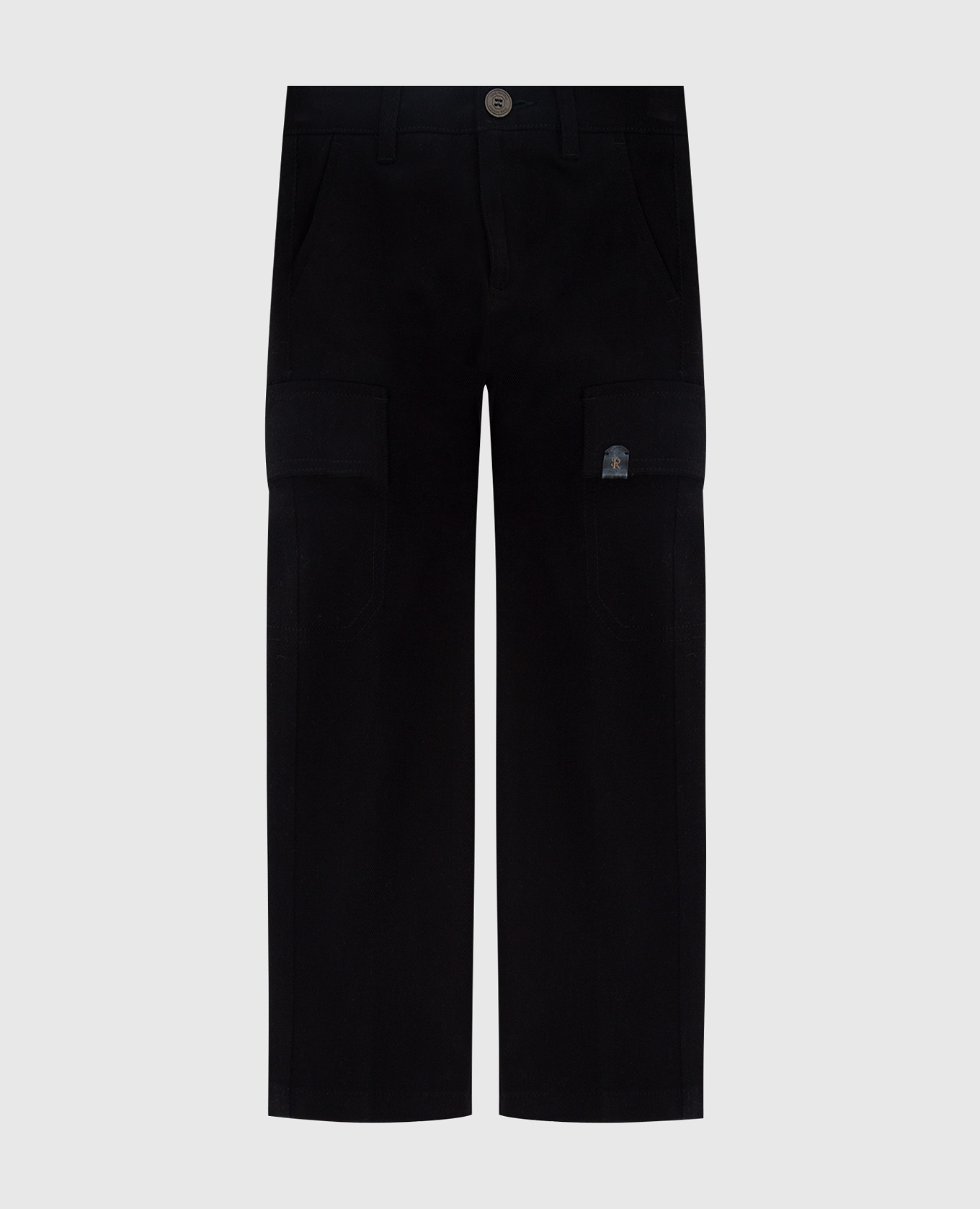 

Детские черные брюки, Черный, Повседневные брюки casual
