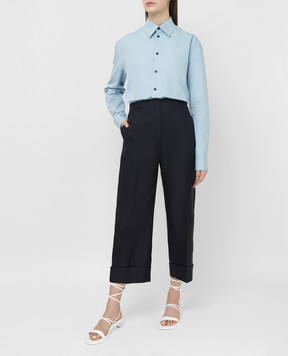 Jil Sander Синие брюки JSES300000WS470300