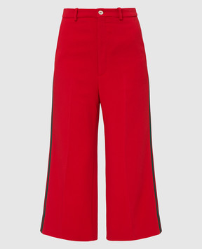 Gucci Червоні кюлоти 523250