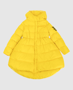 Ermanno Scervino Детская пуховая куртка с эмблемой ESFGB011NY145XXSS