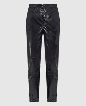 Dolce&Gabbana Черные брюки с высокой посадкой FTB9DTHUMFB