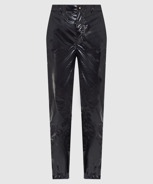 Dolce&Gabbana Черные брюки с высокой посадкой FTB9DTHUMFB