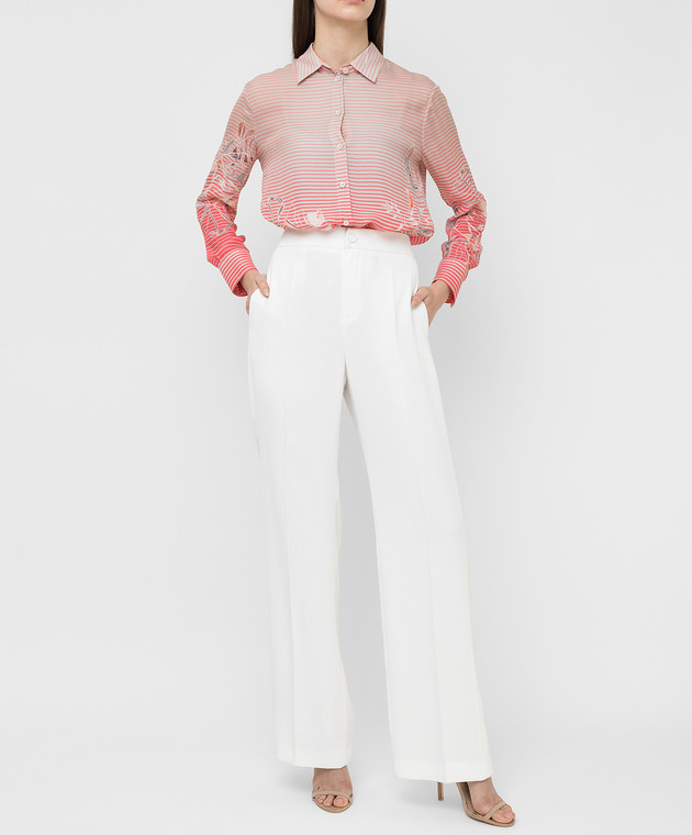 Lanvin Белые брюки RWTR51063504 изображение 2
