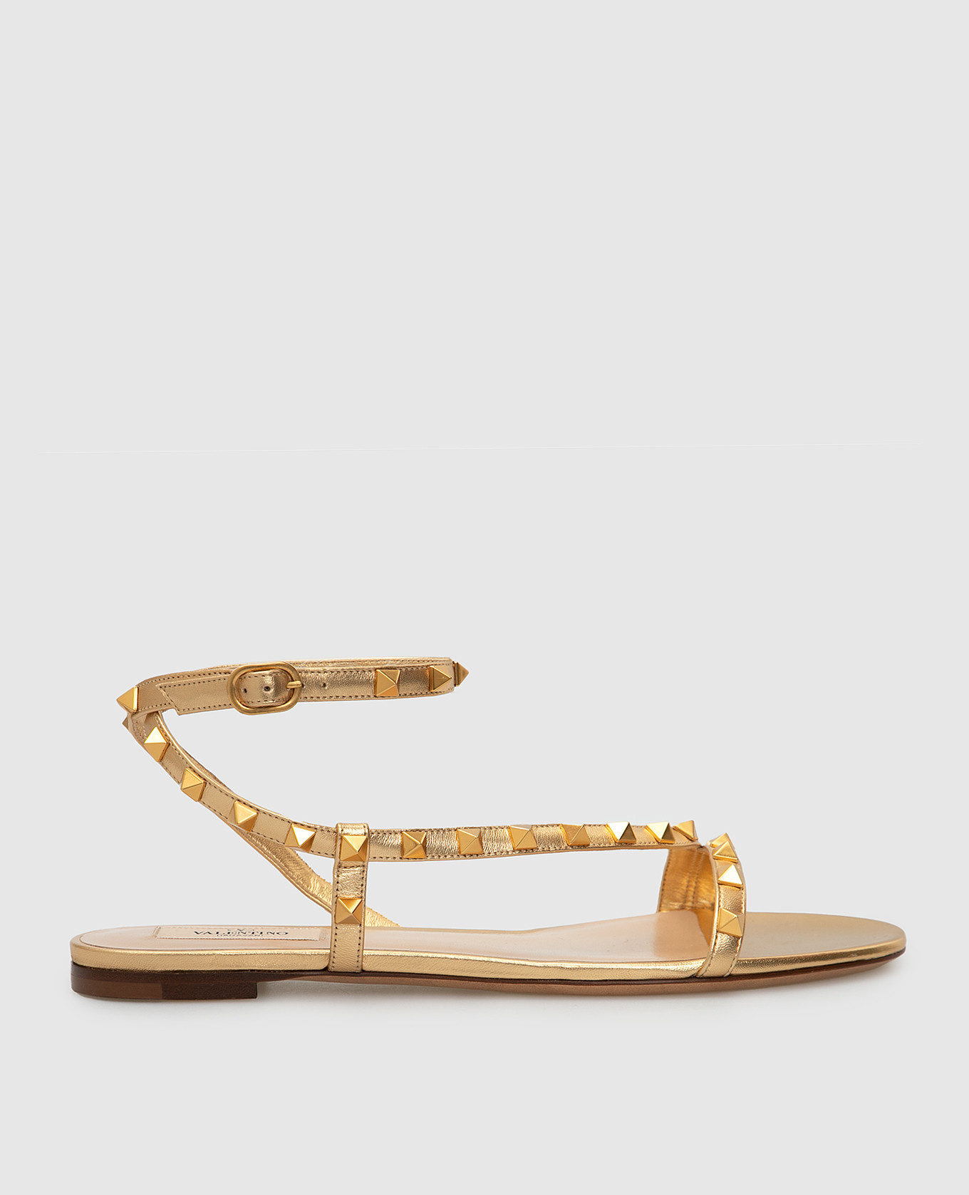 

Золотистые сандалии "Rockstud" Valentino, Золотистый, Сандалии