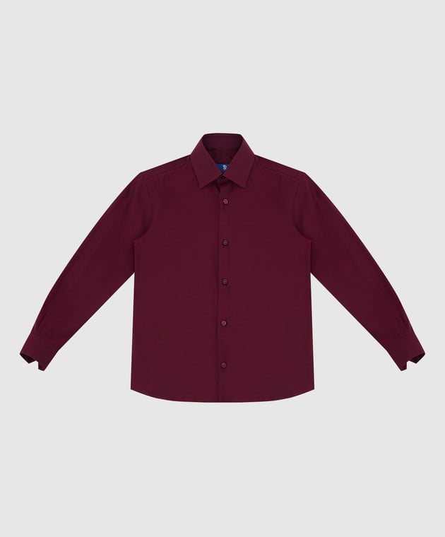 Stefano Ricci Children's burgundy shirt YC002317LJ1929