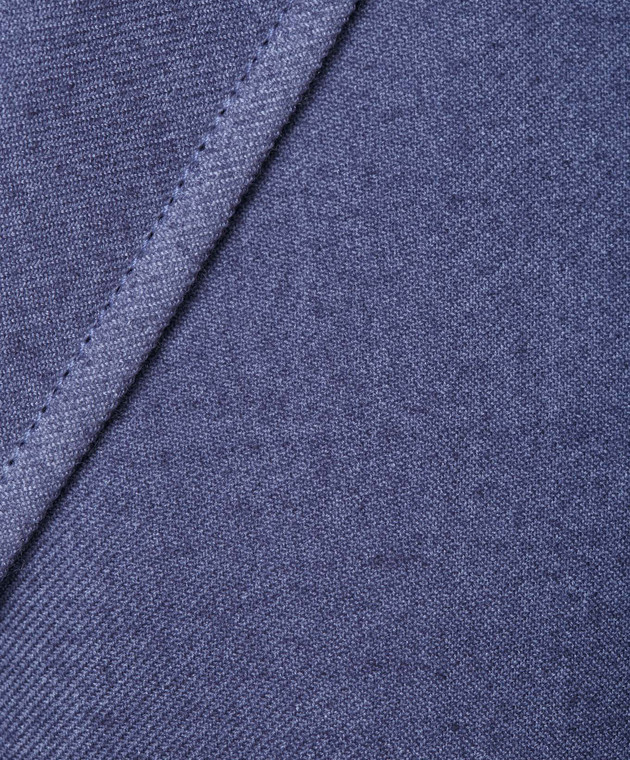 COLOMBO Blue cashmere and silk jacket GI00049 image 5