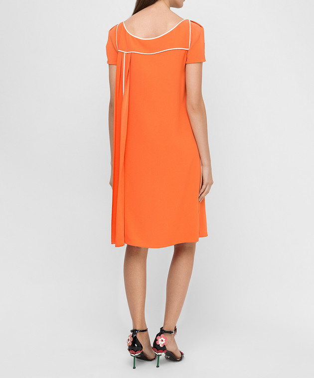 Prada Оранжевое платье P33G3N изображение 4