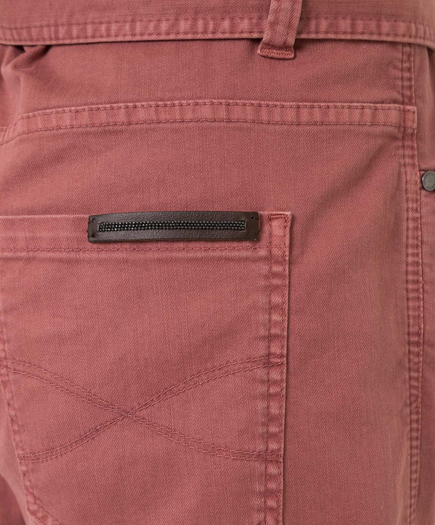 Brunello Cucinelli Розовые джинсы MA080P5522 изображение 5