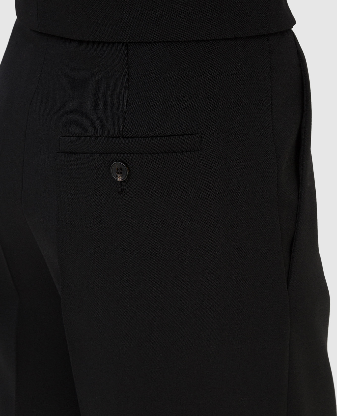 Lanvin Черные брюки из шерсти RWTR00345028 изображение 5